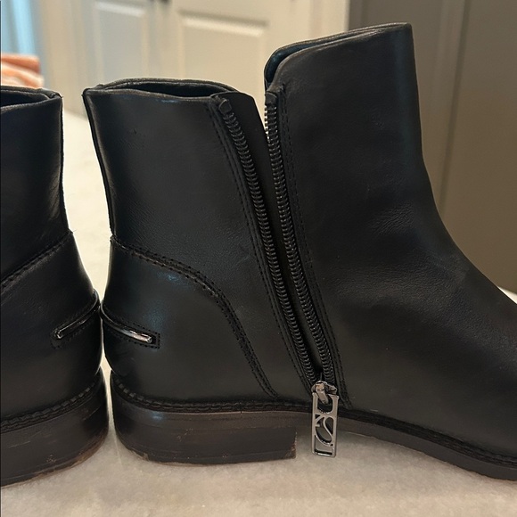 Franco Sarto Sleek Black Ankle Booties - Picture 6 of 6